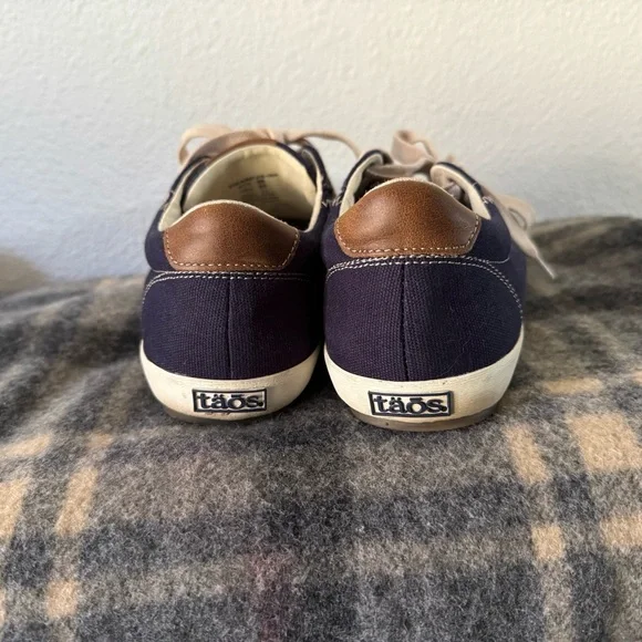 Taos Star Burst Canvas Sneakers Navy 8 Everyday Stylish Comfort Boho Casual - Picture 6 of 10